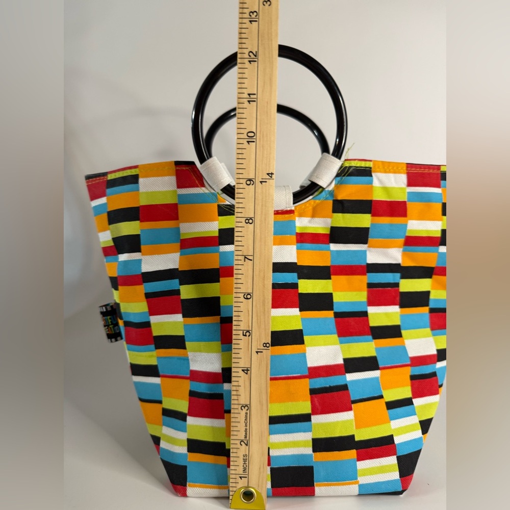 Colorful Beach Bag Poolside Bag - Picture 8 of 11